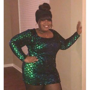 Sequins colored Dress